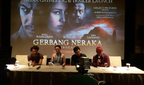 Konferensi pers peluncuran trailer Gerbang Neraka