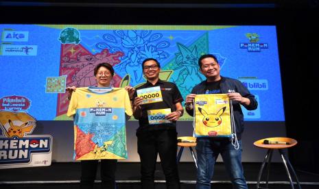 Konferensi pers Pokemon Run 2024 Jakarta yang akan digelar di PIK 2 pada 22 September mendatang.