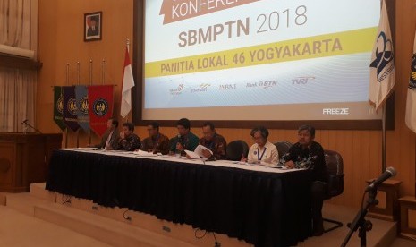 Konferensi pers SBMPTN Panlok 46 Yogyakarta di UNY.