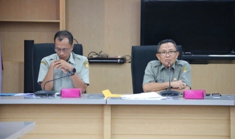 Konferensi Pers terkait Ketersediaan Pasokan dan Harga Pangan Asal Hewan Menjelang Hari Raya Natal 2019 dan Tahun Baru 2020, di Kantor Pusat Kementan, Senin, (23/12)