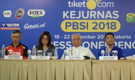 Konferensi pers Tiket.com Kejurnas 2018.