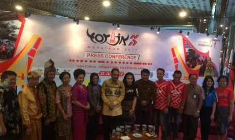 Konferensi pers Toraja Marathon 2017