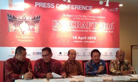 Konfrensi pers persiapan pelaksanaan INACRAFT 2016