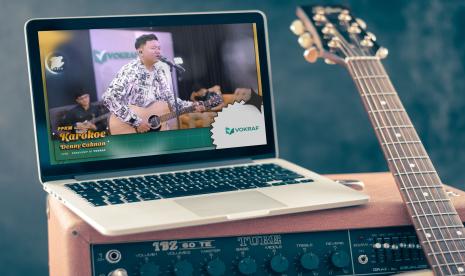 Konser Denny Caknan yang digelar secara virtual.