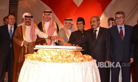 Konsulat Jenderal RI Jeddah menyelenggarakan resepsi diplomatik dalam rangka memperingati HUT ke-72 RI  di Ballroom Hotel Intercontinental Jeddah