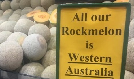 Konsumen di Australia Barat (WA) telah berhenti membeli melon meskipun pasokan di sana tidak terpengaruh oleh wabah Listeria.