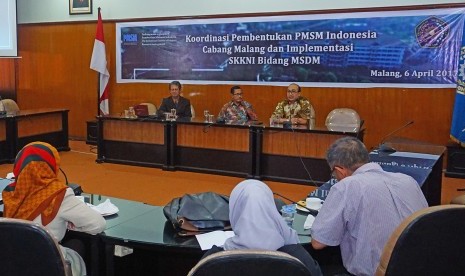 Koordinasi Pembentukan Perhimpunan Manajemen Sumber Daya Manusia (PMSM) Indonesia Cabang Malang.