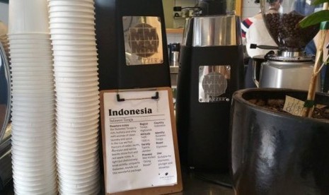 Kopi asal Toraja dijual di sebuah kafe di Melbourne.