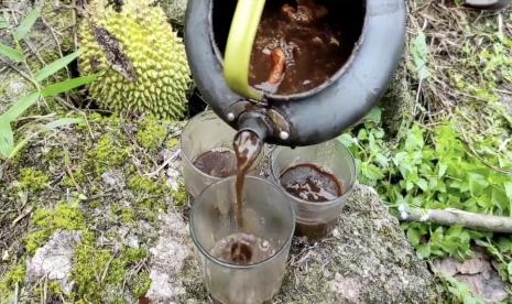 Kopi durian dari Kabupaten Bangka.