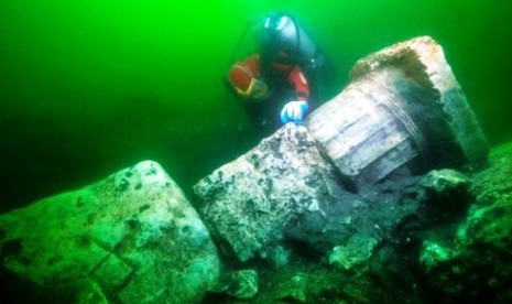 Kota kuno Mesir Heracleion yang ditemukan penyelam.