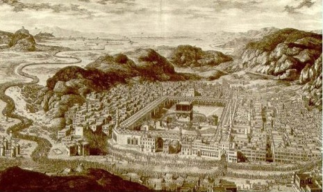 Hal yang Dilakukan Nabi SAW Usai Penaklukan Makkah. Kota Makkah 1850.