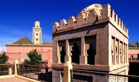 Koubba Ba'adiyn di Kota Marrakesh, Maroko, merupakan salah satu peninggalan Dinasti Al-Murabitun.