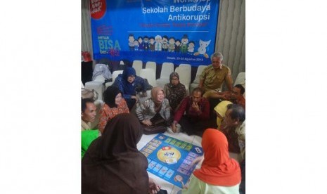 KPK menggelar workshop pencegahan korupsi dalam bidang pendidikan di Cimahi, Jawa Barat, Selasa (25/8).  Dok IB