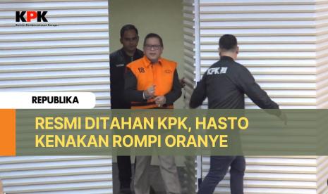 KPK resmi menahan Hasto Kristiyanto