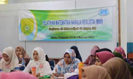 KPM menggelar Pelatihan Matematika Nalaria Realistik untuk SD Muhammadiyah 06 Tebet Timur, Jakarta.