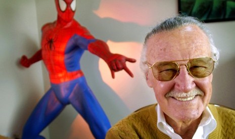 Kreator tokoh komik pahlawan super, Stan Lee.