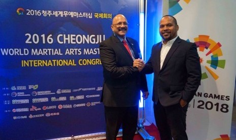 Kresna Baru, Direktur Media dan PR Inasgoc di Cheongju, Korsel.