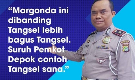 Kritikan Kasatlantas Polres Depok yang viral di Media Sosial.