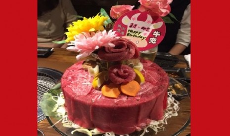 Kue di Jepang yang menggunakan daging sapi