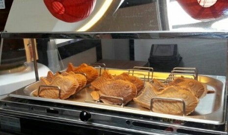 Kue panggang bentuk ikan khas Jepang, Taiyaki.