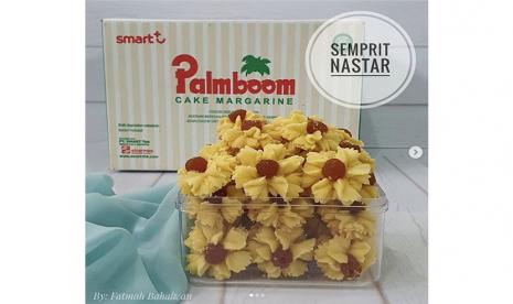 Kue semprit nastar teman silaturahmi Lebaran oleh Pemilik Natural Cooking Club (NCC), Fatmah Bahalwan. 