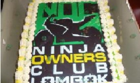 Kue ultah ke-1 NOC Region Lombok