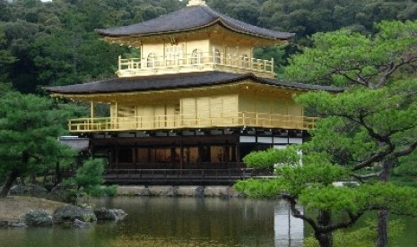 Kuil bersejarah di Kyoto.