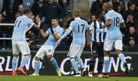 Kun Aguero, Striket Manchester City