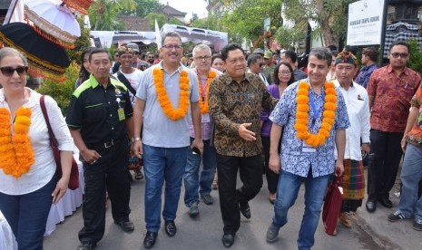 Kunjungan delegasi IMF-World Bank di Denpasar, Selasa (16/10).