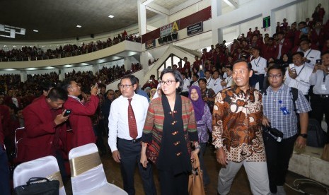 Kunjungan Menkeu Sri Mulyani Indrawati ke UMM.