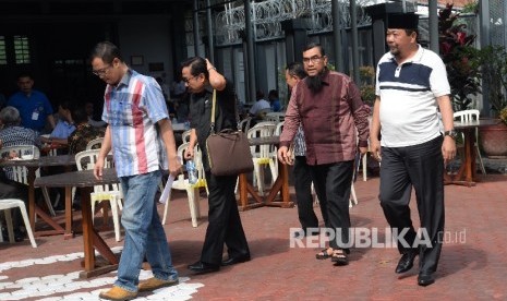 Kunjungan Pansus Angket KPK ke Lapas Sukamiskin, Bandung, Jabar, Kamis (6/7). 