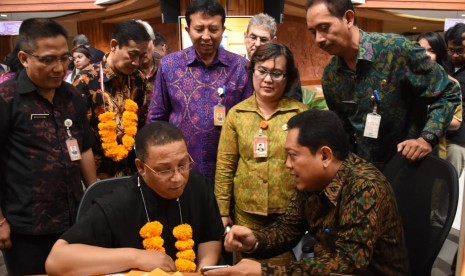 Kunjungan pemkot Mosel Bay, Afsel ke Denpasar, Senin (15/10).