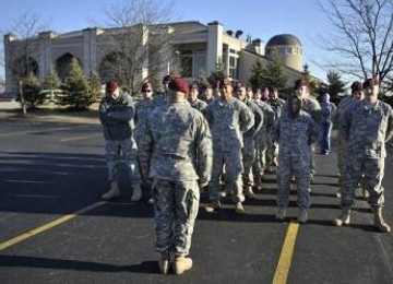 kunjungan tentara AS ke masjid ohio