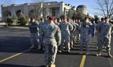 Kunjungan tentara AS ke Masjid Ohio