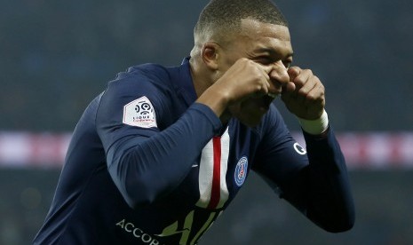 Bintang PSG Kylian Mbappe.