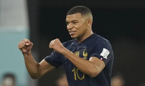 Bintang timnas Prancis dan Paris Saint-Germain (PSG), Kylian Mbappe.