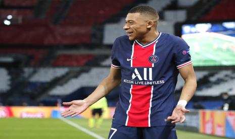 Striker PSG Kylian Mbappe.