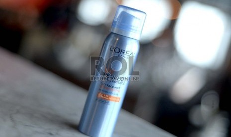  L'oreal Paris UV Perfect ditampilkan saat peluncuran di Jakarta, Kamis (20/8). Menjawab kebutuhan perempuan Indonesia akan produk broadspectrum sunscreen yang mampu melindungi kulit wajah.