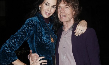 L'Wren Scott dan Mick Jagger