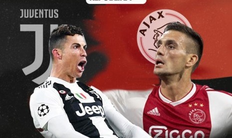 Laga 8 besar Liga Champions, Juventus vs Ajax Amsterdam.