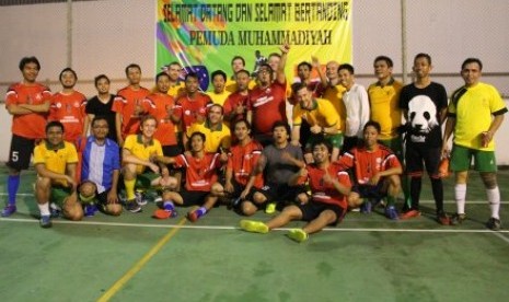 Laga futsal Pemuda Muhammadiyah dengan Kedubes Australia di Jakarta.