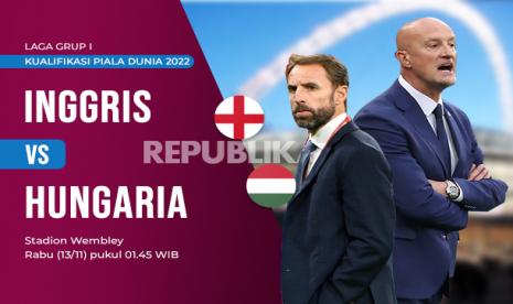 Laga kualifikasi Inggris vs Hungaria, adu taktik Gareth Southgate dan Marco Rossi. 