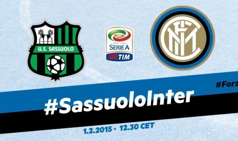 Laga Sassuolo kontra Inter Milan.