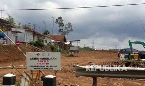 Lahan pembangunan tol Malang-Pandaan (Mapan) di Kota Malang yang digugat warga Madyopuro. 