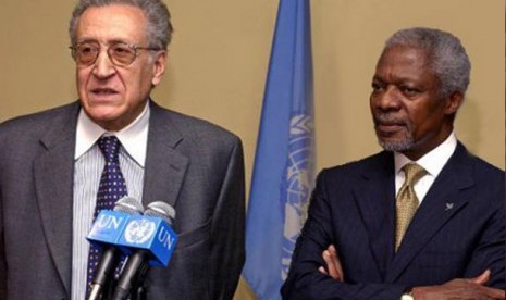 Lakhdar Brahimi dan Kofi Annan