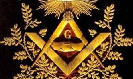 Lambang atau logo Freemasonry.