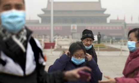 Lapangan Tiananmen, Beijing, Cina.