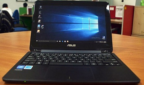 Laptop Asus. Tingkat penjualan laptop Asus sempat turun selama pandemi Covid-19.