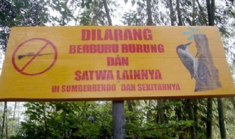 Larangan menangkap dan memburu hewan yang dilindungi undang undang