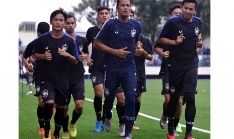 PSIS Siap Tampil Maksimal Hadapi Persebaya (ilustrasi latihan PSIS).